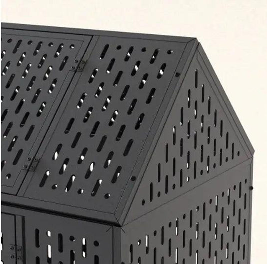Indestructible 45" Dual-Door Dog Kennel - MANDOTOS