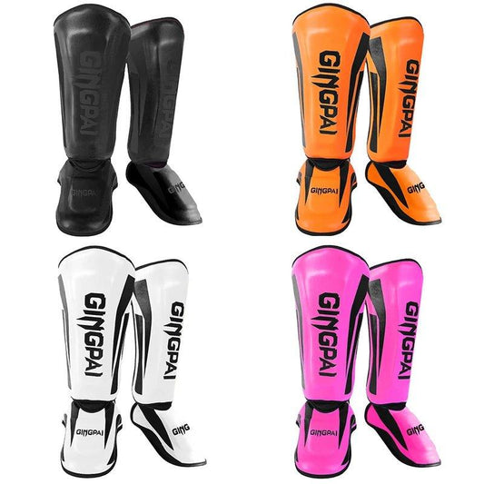 Kickboxing Boxing Shin Guard Pads Muay Thai Martial Arts Sanda Wushu Leg Protector Taekwondo Ankle Guards - MANDOTOS