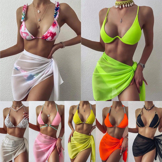 Elegant Chiffon Sarong: Essential Beachwear - MANDOTOS