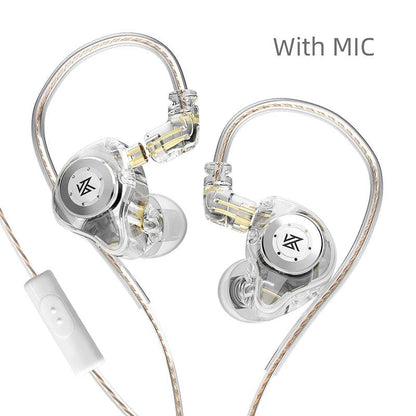 KZ EDX Pro Earphones Dynamic In Ear Monitor HiFi Wired Headphones Bass Stereo Game Music Earplugs Noice Cancelling Headset - MANDOTOS