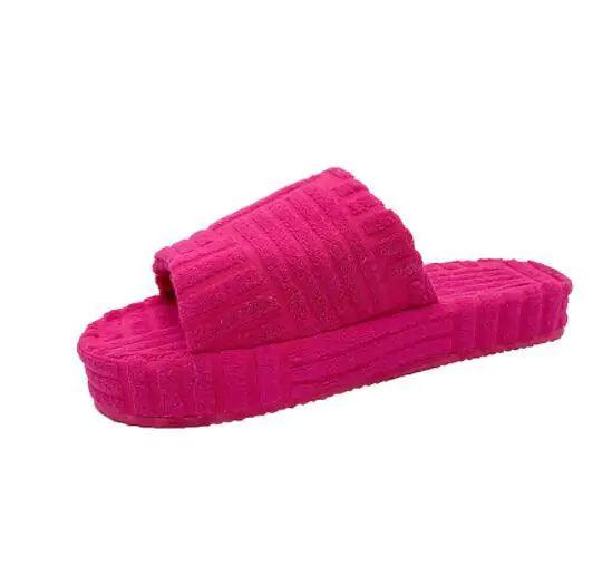 Ladies' Plush Slip - On Slippers - MANDOTOS
