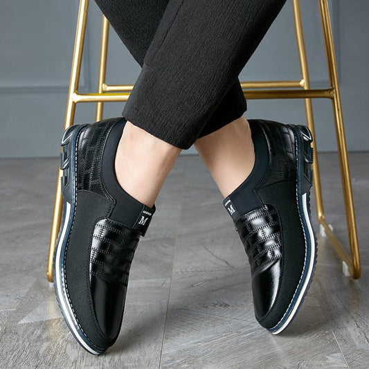 Leather Shoes Men New Casual Leather Shoes Men - MANDOTOS
