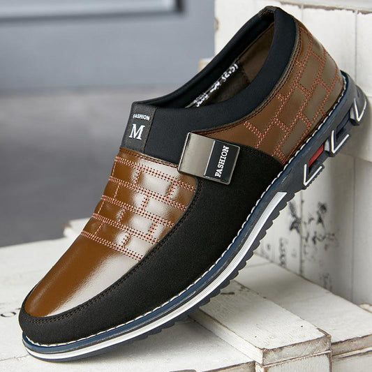 Leather Shoes Men New Casual Leather Shoes Men - MANDOTOS