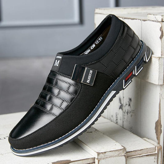 Leather Shoes Men New Casual Leather Shoes Men - MANDOTOS
