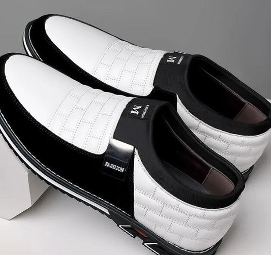 Leather Shoes Men New Casual Leather Shoes Men - MANDOTOS