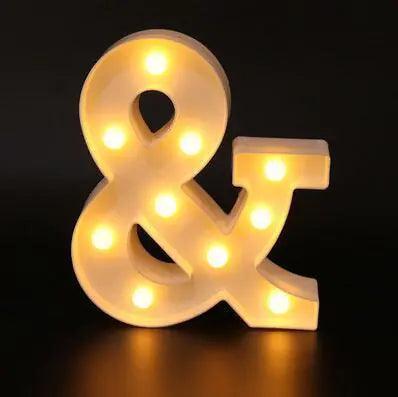 Luminous Letter Lights - MANDOTOS