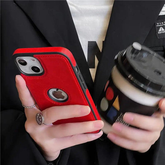 Luxurious Leather Sleeve - MANDOTOS