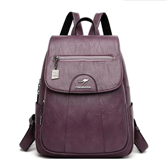 Luxury Embossed Leather Backpacks - MANDOTOS