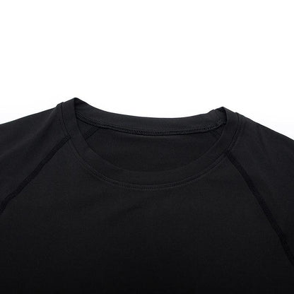 Men Running Compression T-shirt Long sleeves Sport Tees Gym Fitness Sweatshirt Male Jogging Tracksuit Homme Athletic Shirt Tops - MANDOTOS