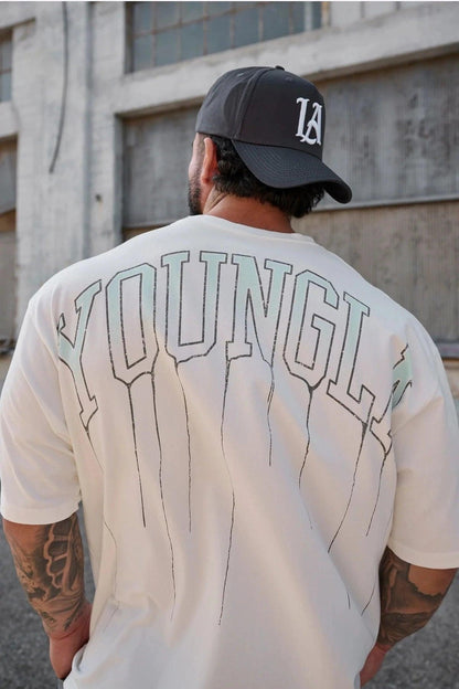Men T-shirts Summer New Sports Leisure Cotton Round Neck Fashion Loose And Comfortable Clothing Gym Running Shirts man - MANDOTOS