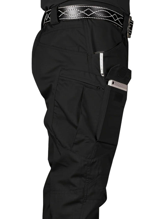 Men's Outdoor Multi Functional Tactical Pants, Multi Pocket Outdoor Hiking Sweatpants, Water-repellent, wear-resistant - MANDOTOS