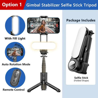 Multi-Function Phone Stabilizer & Bluetooth Light - MANDOTOS