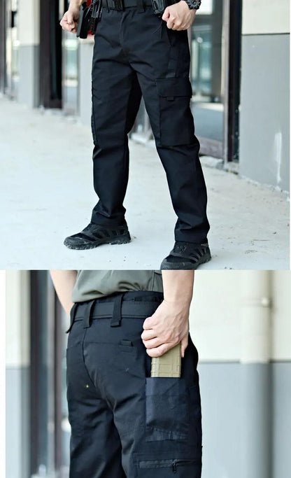 New Tactical Work Pants Men Outdoor Cargo Trousers Multi-pocket Waterproof Pant Autumn Spring Outdoor Workwear Hiking Trousers - MANDOTOS