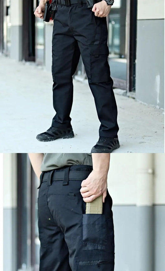 New Tactical Work Pants Men Outdoor Cargo Trousers Multi-pocket Waterproof Pant Autumn Spring Outdoor Workwear Hiking Trousers - MANDOTOS