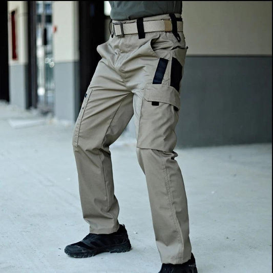 New Tactical Work Pants Men Outdoor Cargo Trousers Multi-pocket Waterproof Pant Autumn Spring Outdoor Workwear Hiking Trousers - MANDOTOS