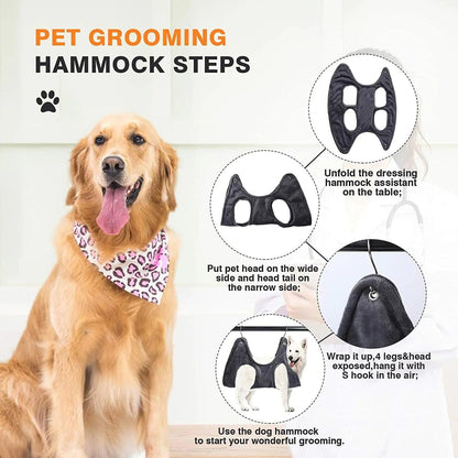 Pet Companion Grooming Hammock - MANDOTOS