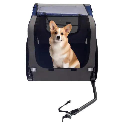 PetSafe Bike Trailer with Airflow Mesh and Reflective Safety - MANDOTOS