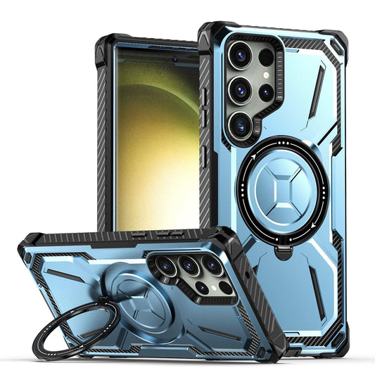 Phone Case Ring Magnetic Drop-resistant Protective Cover - MANDOTOS