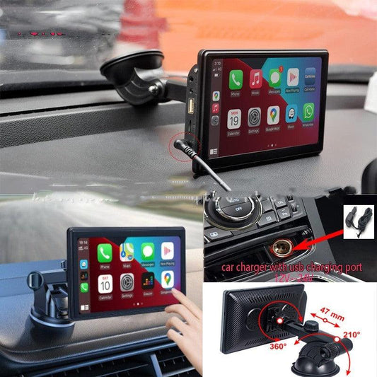 Portable IPS Car Smart Screen Wireless Projection Screen Carplay Android AUTO - MANDOTOS