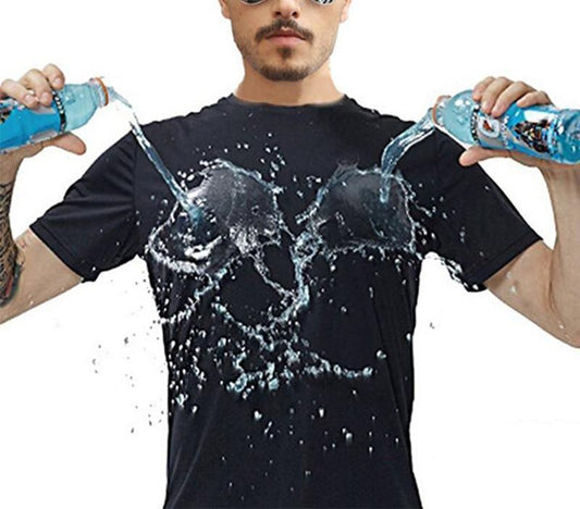 Quick-drying Waterproof Anti-fouling T-shirt Couple Half Sleeve Bottoming Shirt - MANDOTOS