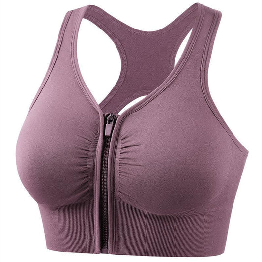 Shockproof Push Up Plus Size Running Yoga Fitness Sports Bra - MANDOTOS