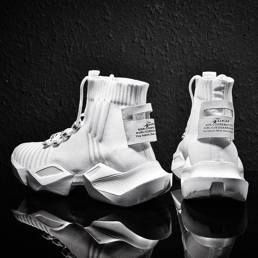 Socks Shoes Daddy Shoes Sports Shoes Men'S Large Size Trendy Shoes Casual Shoes - MANDOTOS