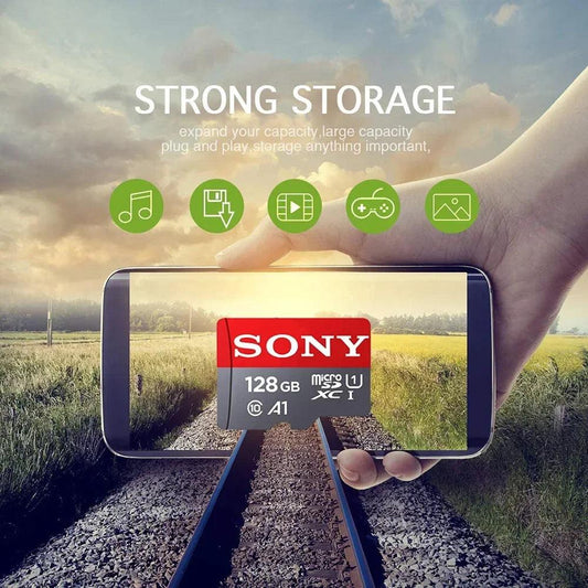 SONY Micro SD Memory Card Class 10 1TB 512GB 256GB 128GB 64GB 32GB Micro SD TF Flash Card 32 64 128 GB MicroSD for Phone Camera - MANDOTOS