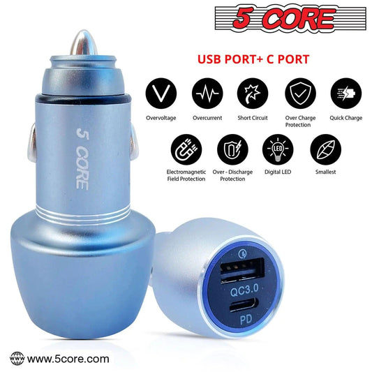 SpeedCharge 36W Dual-Port Car Adapter - MANDOTOS