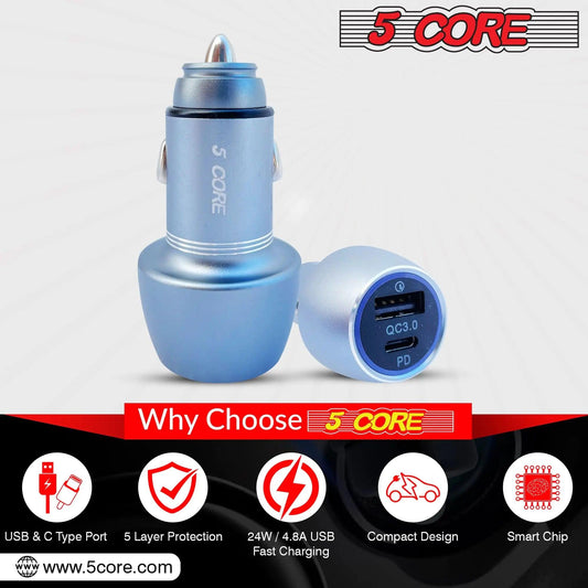 SpeedCharge 36W Dual-Port Car Adapter - MANDOTOS