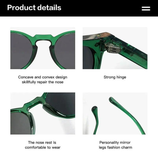 Chic Round UV-Block Sunglasses - MANDOTOS