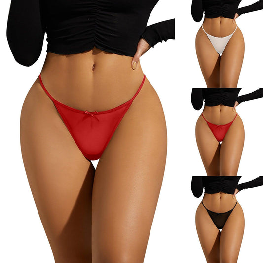 Thongs No Show Women'S Panties Lingeries For Woman Female Underwear Underwear Low Rise T Back Underpants Woman Clothing - MANDOTOS