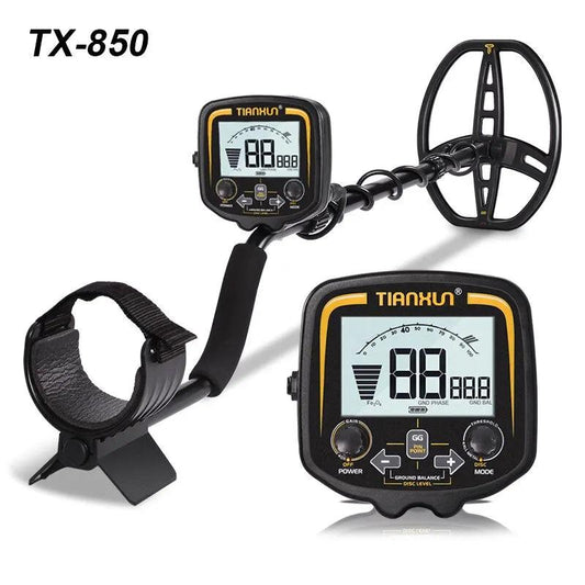 TX-850 Metal Detector Underground Professional Depth 2.5m Scanner Search Finder Gold Detector Treasure Hunter Pinpointer 11inch - MANDOTOS