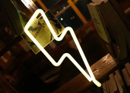 USB/Battery LED Neon Lightning Sign - MANDOTOS