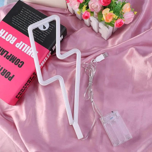 USB/Battery LED Neon Lightning Sign - MANDOTOS