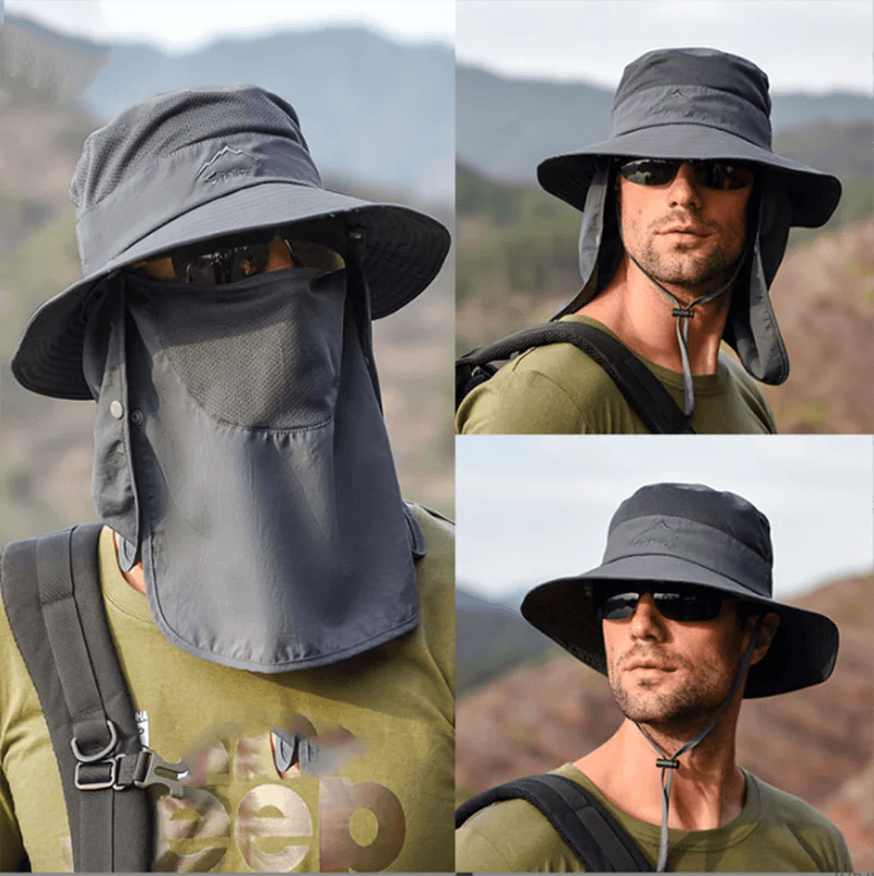 UV Defense Wide Brim Hat for Outdoor Adventures - MANDOTOS