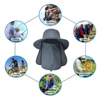 UV Defense Wide Brim Hat for Outdoor Adventures - MANDOTOS