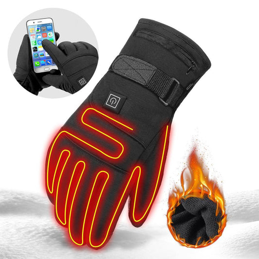 Winter Electric Heated Gloves Motorcycle Touch Screen Gloves - MANDOTOS