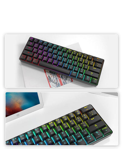 Wireless Bluetooth Mechanical Keyboard Charging Dual-mode Keyboard - MANDOTOS