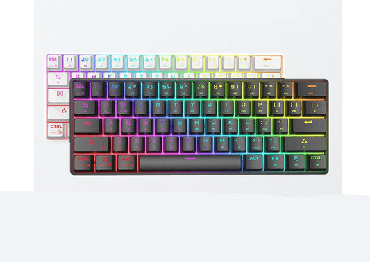 Wireless Bluetooth Mechanical Keyboard Charging Dual-mode Keyboard - MANDOTOS