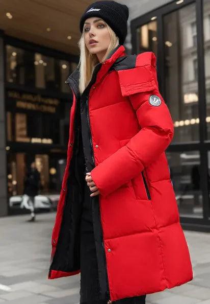 Women's Fashion Simple Thickened Cotton Padded Coat - MANDOTOS