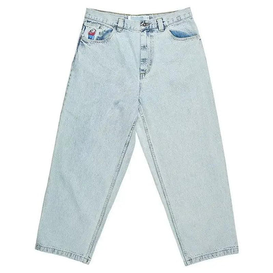 Y2K Big boy Jeans for Men Streetwear Baggy Jeans Embroidery Denim Leisure Simple Dime Pants Women Jeans Mujer Hot traf jean - MANDOTOS