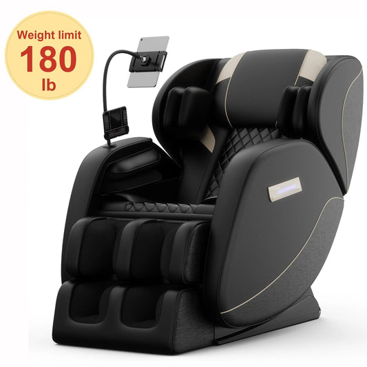 Zero Gravity Full Body Massage Chair with Heating, Airbags, Foot Roller & Touch Screen – Supports Up to 180 lbs - MANDOTOS