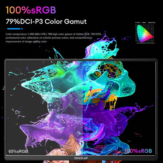 ZEUSLAP 16\" 2.5K 144Hz Portable Monitor - MANDOTOS