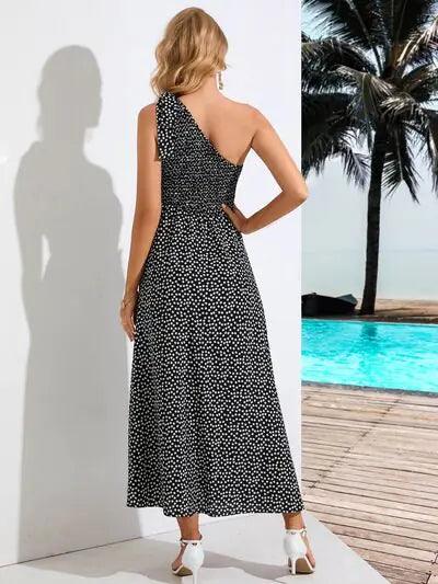 Zoe Asymmetrical Midi Dress - MANDOTOS